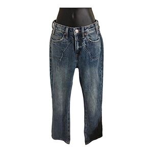 Rock & Roll high rise‎ medium vintage wash bootcut jeans size 24x34 new